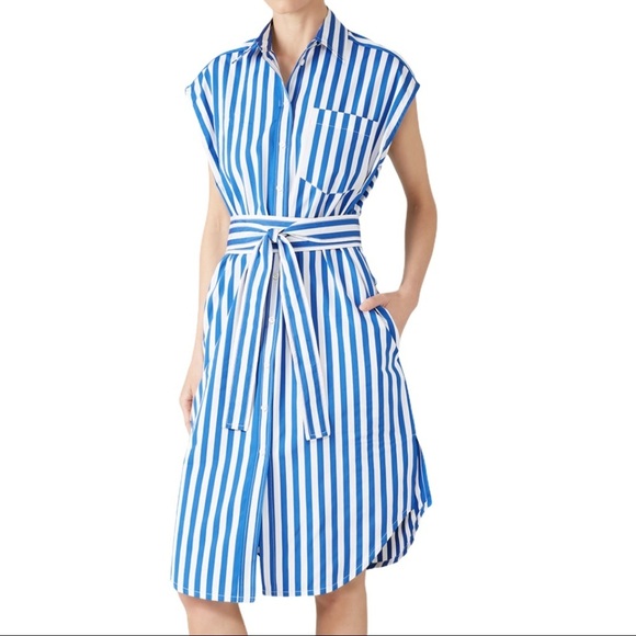 Derek Lam Dresses & Skirts - DEREK LAM  wrap button down dress stripe